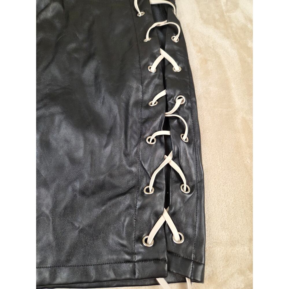 Fashion Wildcat Faux Leather Dress - Picture 5 of 7